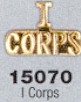I CORPS PIN